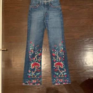 Ladies Vintage High Jean! Waist 27, L 32 (Italian)
